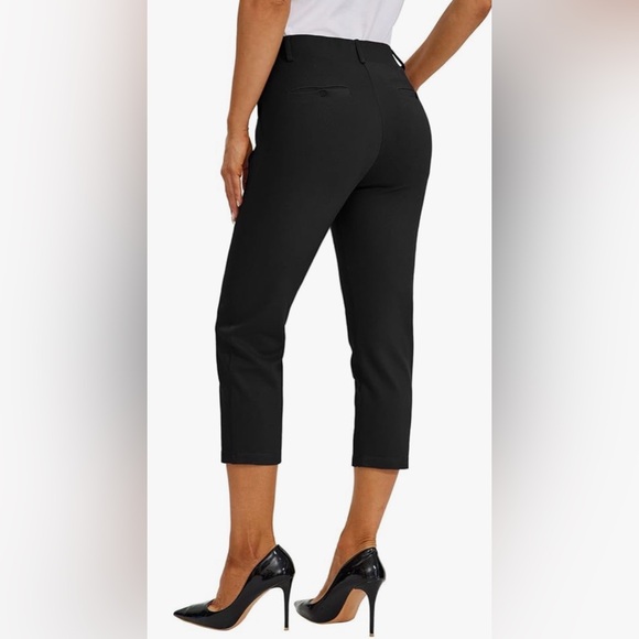 WILLIT Pants - WILLIT NWT Women’s Black Capri Pants 10 | High-Waisted Stretch Elastic Waist